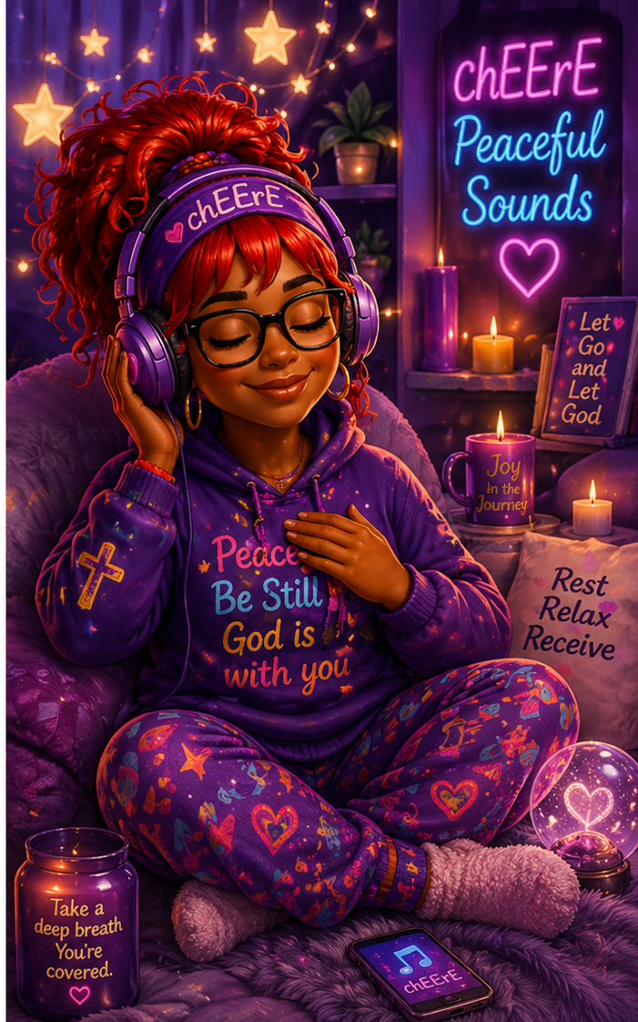 Peaceful Sound Experience chEErE helper mascot