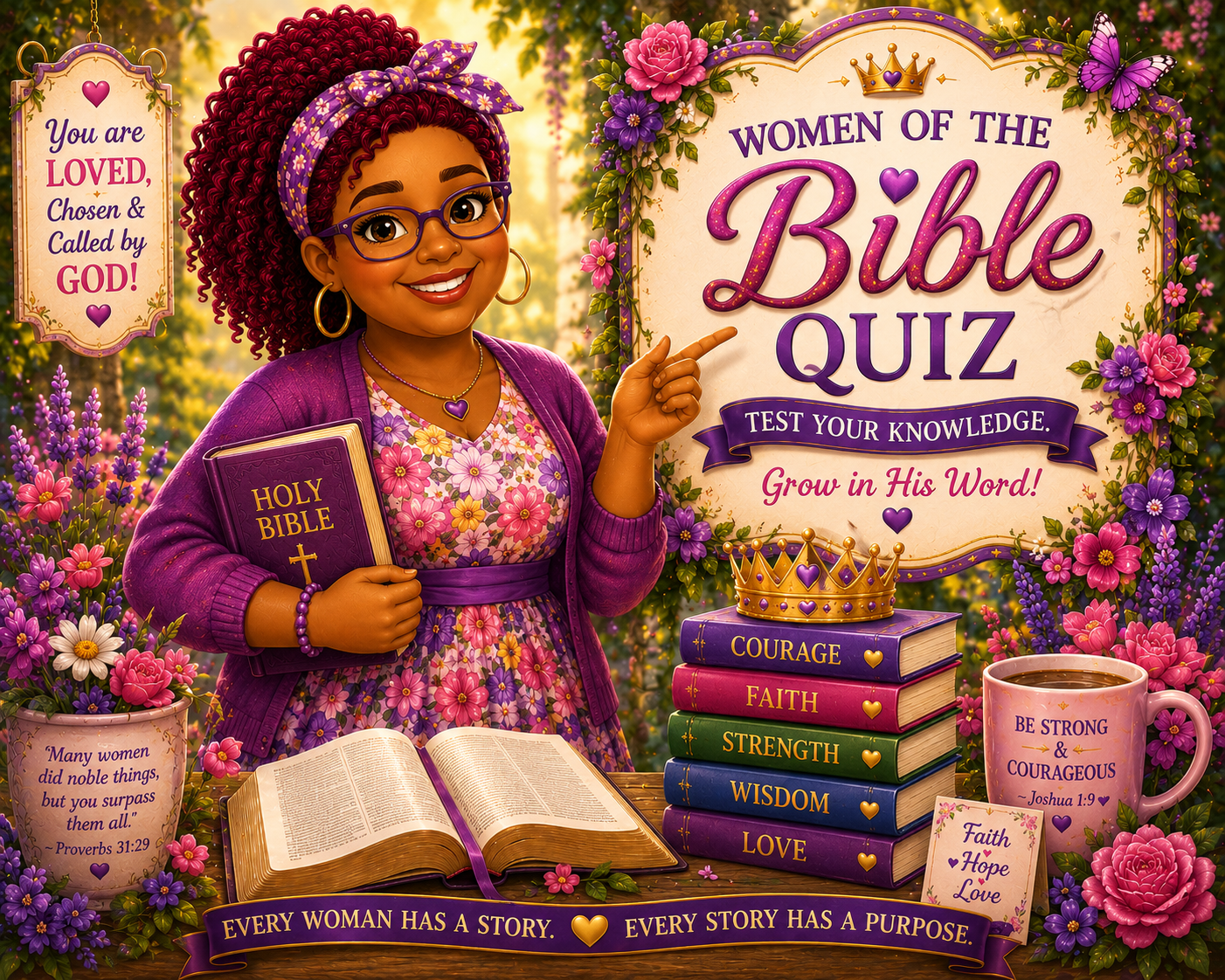 Women of the Bible Quiz mascot